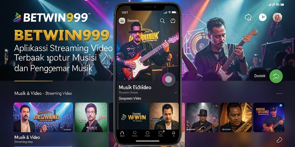 Antarmuka pengguna BETWIN999 yang mudah digunakan dan menarik untuk Streaming Video.
