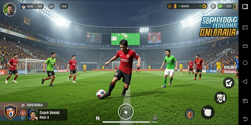 Tampilan menawan dari game Sepak Bola FO8 yang mengesankan.
