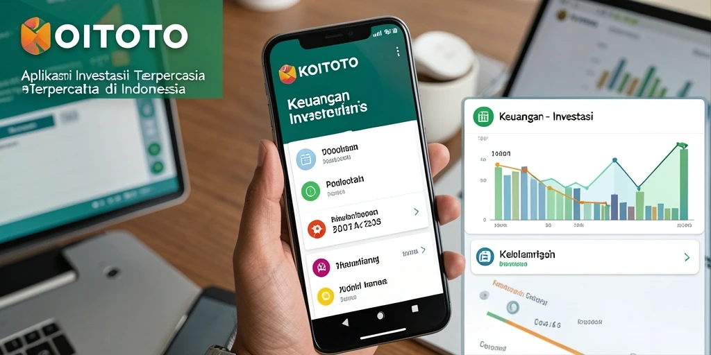 Antarmuka intuitif KOITOTO untuk investasi yang sederhana dan efektif.